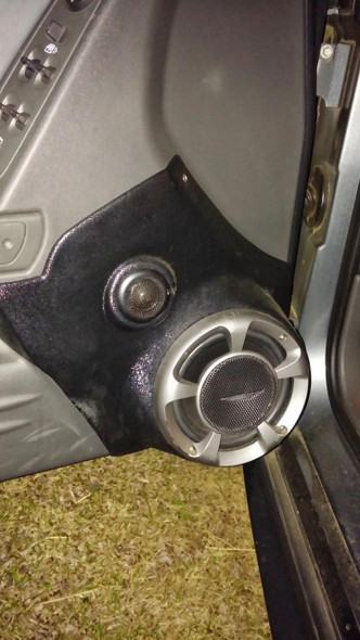 DOWN4SOUND PODS DOWN4SOUND Single 6.5" and Single Tweeter Speaker Pods for the Front Door of a 04-08 Pontiac Grand Prix 4 Door