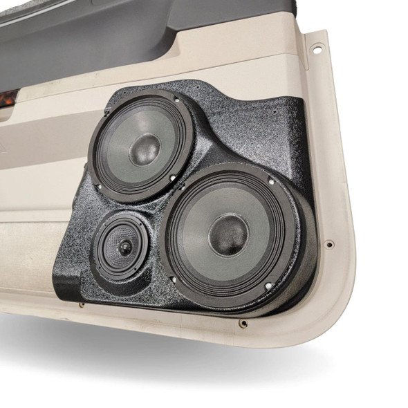 DOWN4SOUND PODS DOWN4SOUND Dual 6.5" and Single 3.5" Speaker Pods for the Front Door of a 05-07 Chrysler 300C