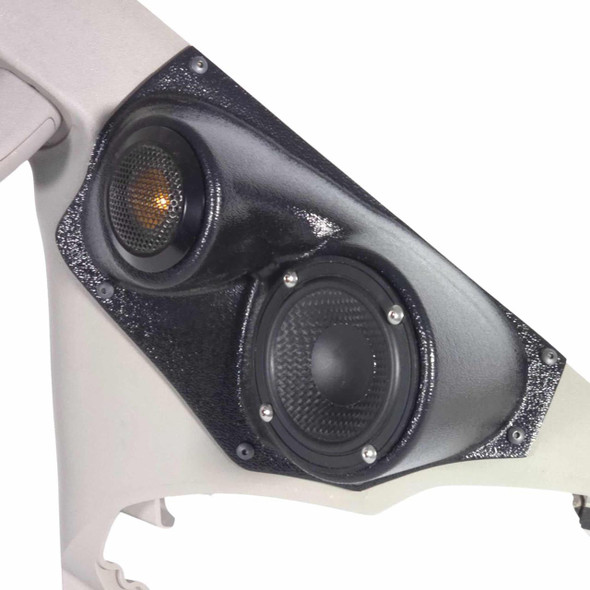 DOWN4SOUND PODS DOWN4SOUND Single 3.5" + Single 2" Lower A-Pillar Speaker Pods for the 2005-2021 Nissan Frontier