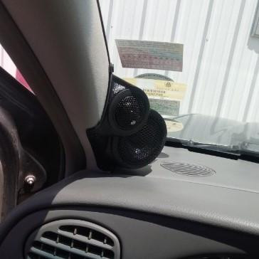 DOWN4SOUND PODS DOWN4SOUND Single 3.5" and Single Tweeter Speaker Pods for the A-Pillar of a 06-09 GM Envoy/Trailblazer SUV