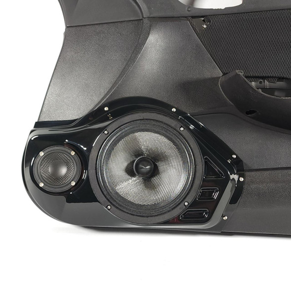 DOWN4SOUND PODS DOWN4SOUND Single 8" and Single 3.5" Speaker Pods for the Front Door of a 06-11 Honda Civic 2 Door
