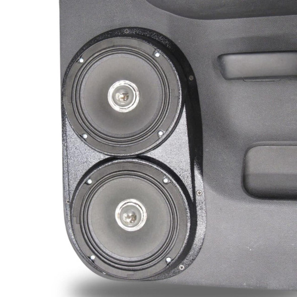 DOWN4SOUND PODS DOWN4SOUND Dual 6.5" Speaker Pods for the Rear Door of a 07-13 GM Full Size Pickup Crew Cab