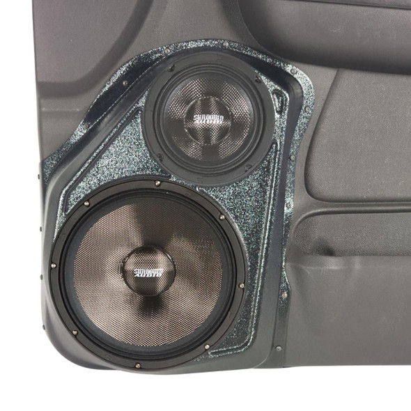 DOWN4SOUND PODS DOWN4SOUND Single 10" and Single 6.5" Speaker Pods for the Front Door of a 07-09 GM Full Size Truck Upper Handle