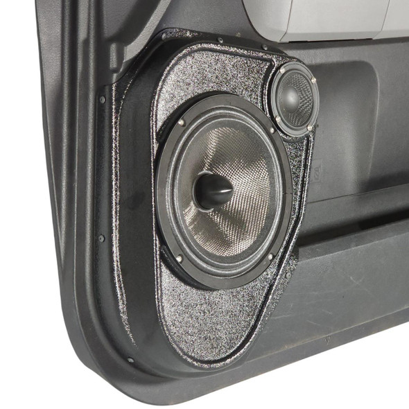 DOWN4SOUND PODS DOWN4SOUND Single 8" and Single 3.5" Speaker Pods for the Front Door of a 07-13 Toyota Tundra