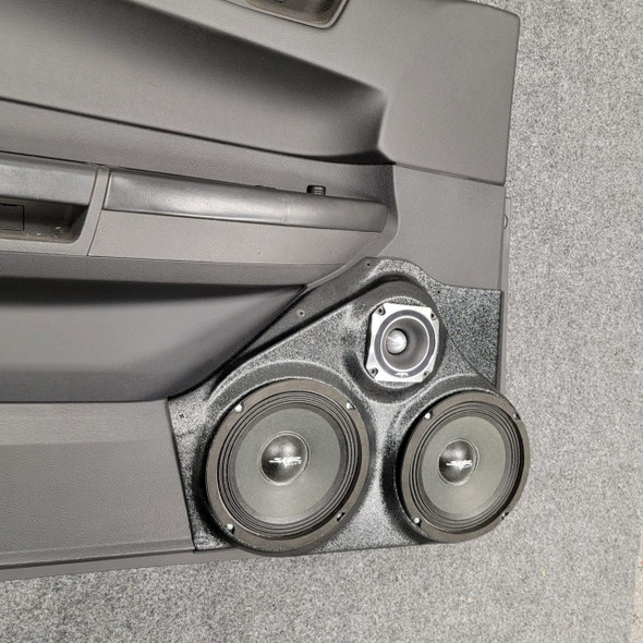 DOWN4SOUND PODS DOWN4SOUND Dual 6.5" and Single 3.5" Speaker Pods for the Front Door of a 08-10 Chrysler 300C