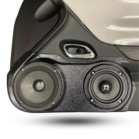 DOWN4SOUND PODS DOWN4SOUND Single 6.5" and Single 5.25 in Speaker Pods for the Front Door of a 10-15 Chevrolet Camaro