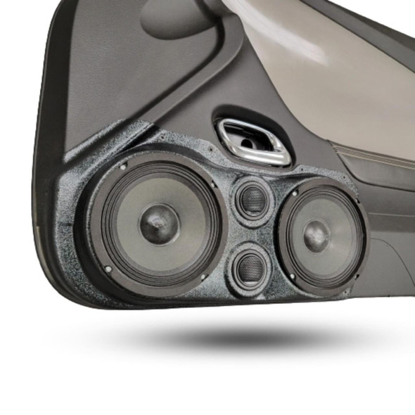 DOWN4SOUND PODS DOWN4SOUND Dual 6.5" and Dual Tweeter Speaker Pods for the Front Door of a 10-15 Chevrolet Camaro