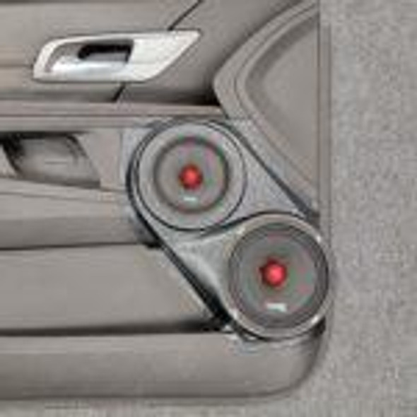 DOWN4SOUND PODS DOWN4SOUND Single 6.5" and Single 5.25 in Speaker Pods for the Front Door of a 10-17 Chevrolet Equinox-GMC Terrain SUV