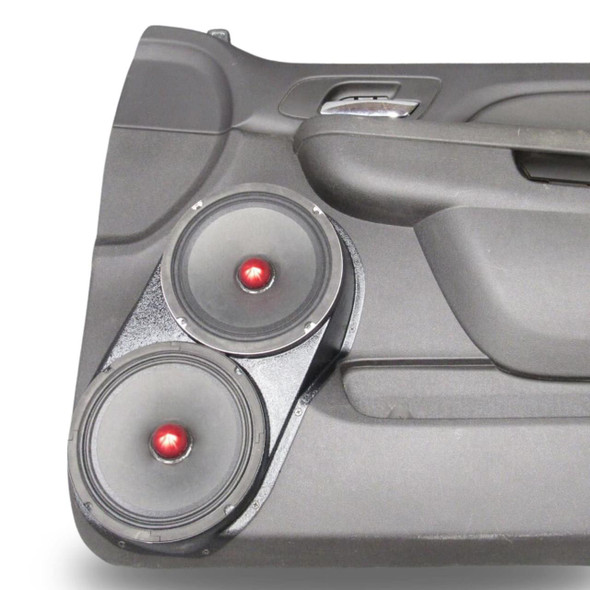 DOWN4SOUND PODS DOWN4SOUND Dual 8" Speaker Pods for the Front Door of a 10-14 GM Full Size Truck Upper Handle