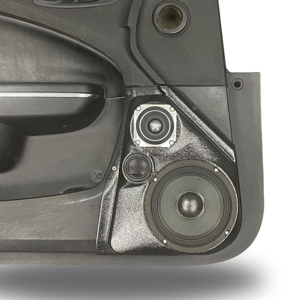DOWN4SOUND PODS DOWN4SOUND Single 6.5" and Single 3.5" and Single Tweeter Speaker Pods for the Front Door of a 11-23 Dodge Charger-Chrysler 300C