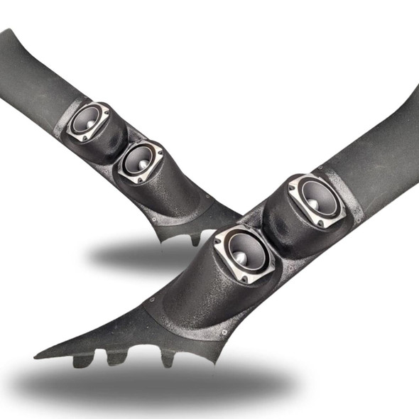 DOWN4SOUND PODS DOWN4SOUND Dual 3.5" Speaker Pods for the A-Pillar of a 11-23 Dodge Charger-Chrysler 300C