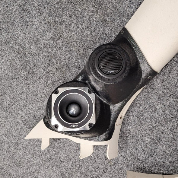 DOWN4SOUND PODS DOWN4SOUND Single 3.5" and Single Tweeter Speaker Pods for the A-Pillar of a 11-23 Dodge Durango-Jeep Grand Cherokee