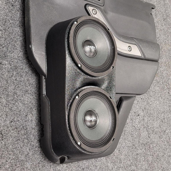 DOWN4SOUND PODS DOWN4SOUND Flangeless Dual 6.5" Speaker Pods for the Rear Door of a 11-17 Jeep Wrangler 4 Door