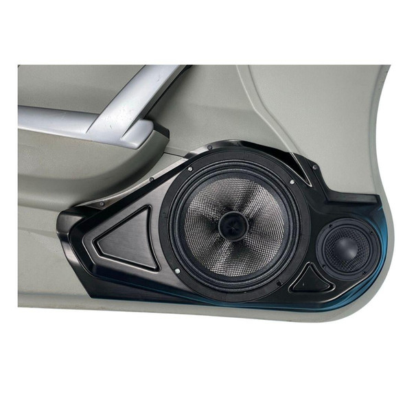 DOWN4SOUND PODS DOWN4SOUND Single 8" and Single 3.5" Speaker Pods for the Front Door of a 12-15 Honda Civic 2 Door