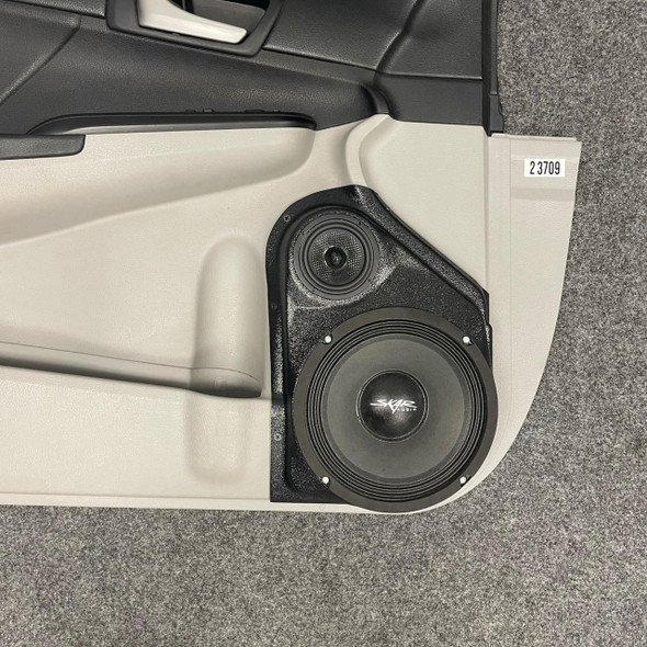DOWN4SOUND PODS DOWN4SOUND Single 8" and Single 3.5" Speaker Pods for the Front Door of a 12-17 Toyota Camry