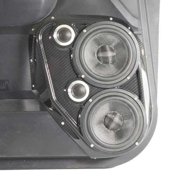 DOWN4SOUND PODS DOWN4SOUND Dual 6.5" and Dual Tweeter Speaker Pods for the Front Door of a 14-21 Toyota Tundra