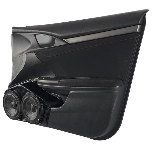 DOWN4SOUND PODS DOWN4SOUND Dual 6.5" Speaker Pods for the Front Door of a 16-20 Honda Civic 4 Door