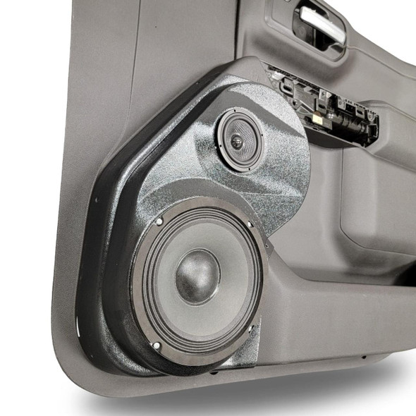 DOWN4SOUND PODS DOWN4SOUND Single 8" and Single 3.5" Speaker Pods for the Front Door of a 19-23 Chevrolet Silverado-GMC Sierra