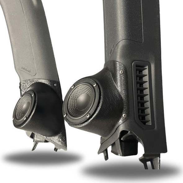 DOWN4SOUND PODS DOWN4SOUND 21-23 Ford Bronco A-Pillar Speaker Pods for Single 3.5 inch tweeter or midrange