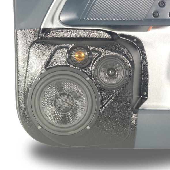 DOWN4SOUND PODS DOWN4SOUND Single 6.5" and Single 3.5" and Single Tweeter Speaker Pods for the Front Door of a 22-24 Ford Maverick