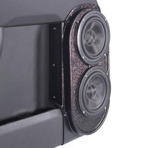 DOWN4SOUND PODS DOWN4SOUND Dual 6.5" Speaker Pods for the Rear Door of a 23-25 Chevrolet Silverado-GMC Sierra Crew Cab