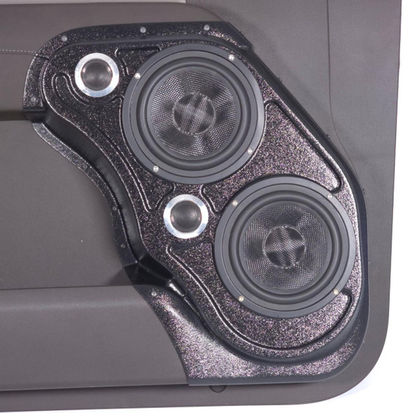 DOWN4SOUND PODS DOWN4SOUND Dual 6.5", Dual Tweeter Speaker Pods for the Front Door of a 23-25 Chevrolet Silverado-GMC Sierra