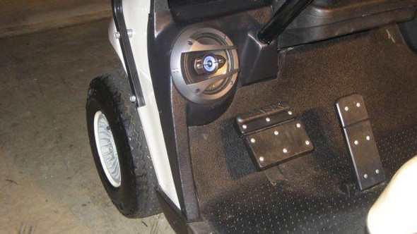 DOWN4SOUND PODS DOWN4SOUND Custom Speaker Pods Brand - 4-Bolt - Single 6.5" Speaker Pods for the Lower Dash of a 93-23 E-Z-Go TXT