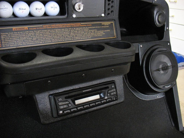 DOWN4SOUND PODS DOWN4SOUND Custom Speaker Pods Brand - Special Single 6.5" Speaker Pods for the Lower Dash of a 93-23 E-Z-Go TXT
