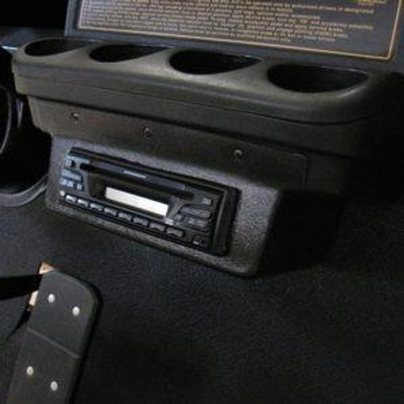 DOWN4SOUND PODS DOWN4SOUND Custom Speaker Pods Brand - Cut Out Single Din Head Unit Speaker Pod for the Lower Dash of a 93-23 E-Z-Go TXT