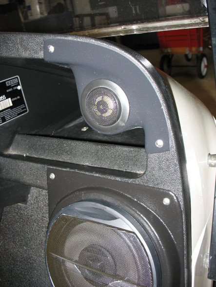 DOWN4SOUND PODS DOWN4SOUND Custom Speaker Pods Brand -Single Tweeter Speaker Pods for the Upper Dash of a 93-23 E-Z-Go TXT