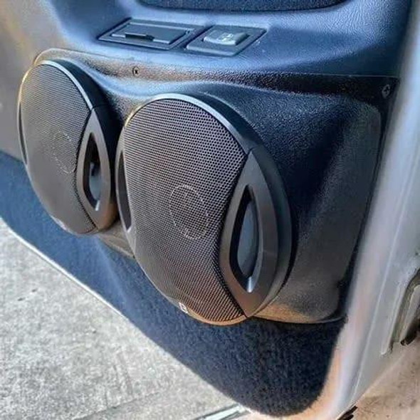 DOWN4SOUND PODS DOWN4SOUND Dual 6.5" Speaker Pods for the Rear Door of a 95-99 GM Full Size Truck Full Size Rear Door
