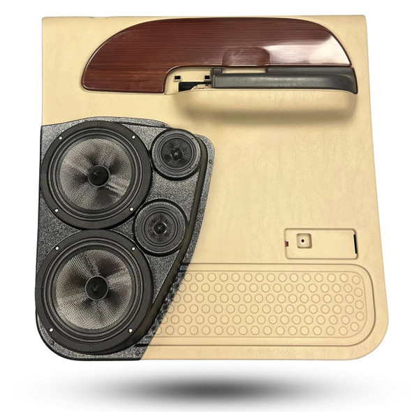 DOWN4SOUND PODS DOWN4SOUND Dual 8" and Dual 3.5" Speaker Pods for the Rear Door of a 99-07 Ford F-250 F-350 Crew Cab Non-Smoking