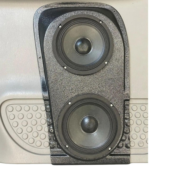 DOWN4SOUND PODS DOWN4SOUND Dual 6.5" Speaker Pods for the Rear Door of a 99-07 Ford F-250 F-350 Extended Cab Manual Window