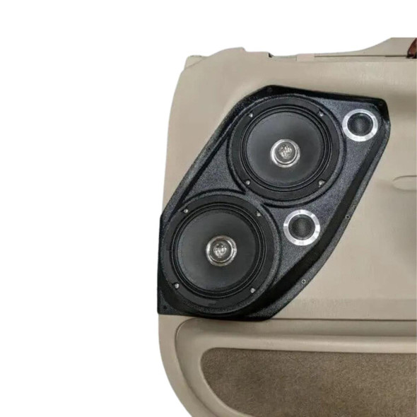 DOWN4SOUND PODS DOWN4SOUND Dual 6.5" and Dual Tweeter Speaker Pods for the Front Door of a 99-07 Ford F-250 F-350-Ford Excursion