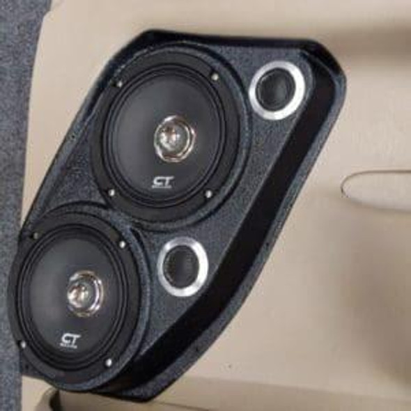 DOWN4SOUND PODS DOWN4SOUND Dual 6.5" and Dual Tweeter Speaker Pods for the Front Door of a 99-07 Ford F-250 F-350-Ford Excursion