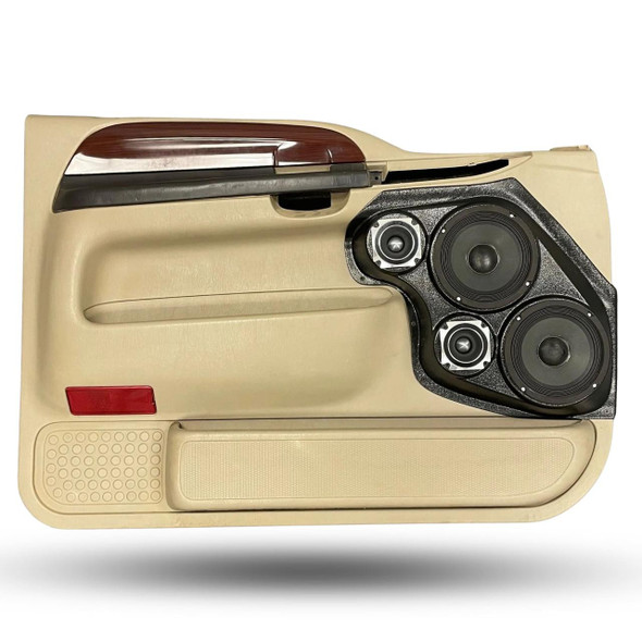 DOWN4SOUND PODS DOWN4SOUND Dual 6.5" and Dual 3.5" Speaker Pods for the Front Door of a 99-07 Ford F-250 F-350-Ford Excursion