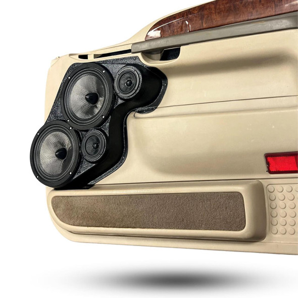 DOWN4SOUND PODS DOWN4SOUND Dual 8" and Dual 3.5" Speaker Pods for the Front Door of a 99-07 Ford F-250 F-350-Ford Excursion