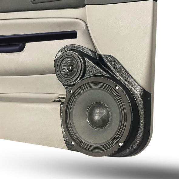 DOWN4SOUND PODS DOWN4SOUND Single 8" and Single 3.5" Speaker Pods for the Front Door of a 99-04 Volkswagen Jetta