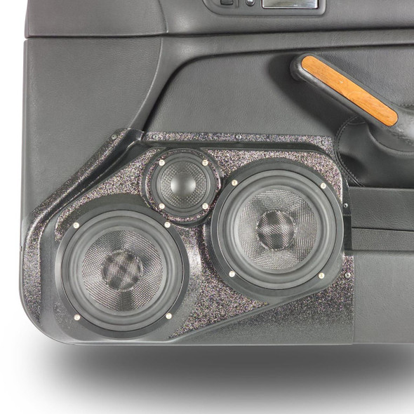 DOWN4SOUND PODS DOWN4SOUND Dual 6.5" and Single 3.5" Speaker Pods for the Front Door of a 99-04 Volkswagen Jetta