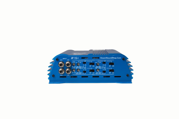 DOWN4SOUND JP154 - BLUE | 1000W RMS 4CH CAR AUDIO AMPLIFIER