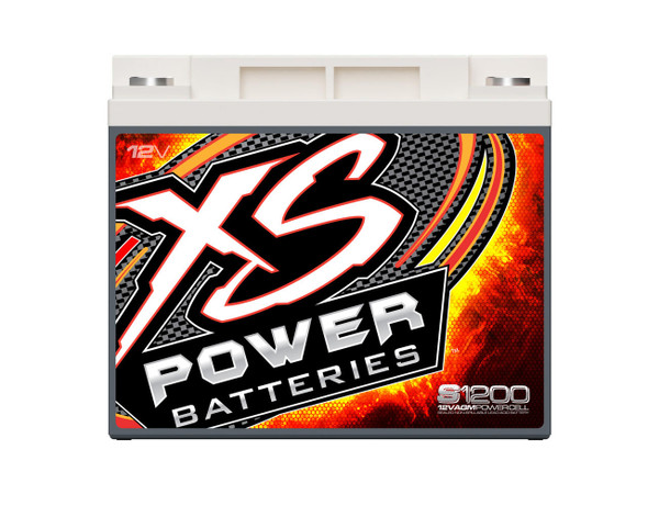XS Power S1200 - 12V AGM Starting Battery, Max Amps 2,600A CA 725A