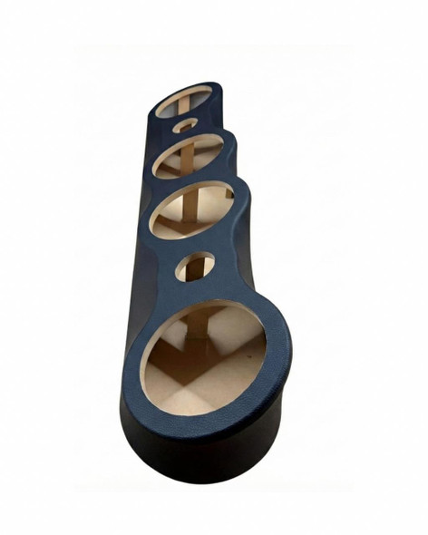  Down4Sound Universal Roof-Mount 6.5″ Speaker Box – 4×6.5 + Tweeter Layout | Black Vinyl 