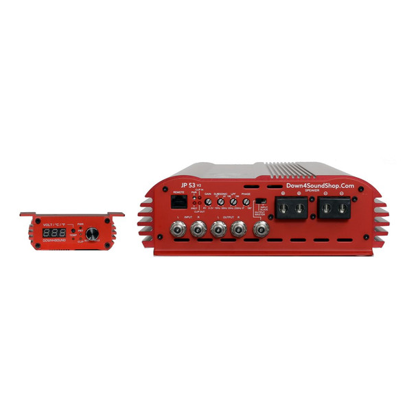 DOWN4SOUND | JP53 V2 RED | 5300W RMS AMPLIFIER