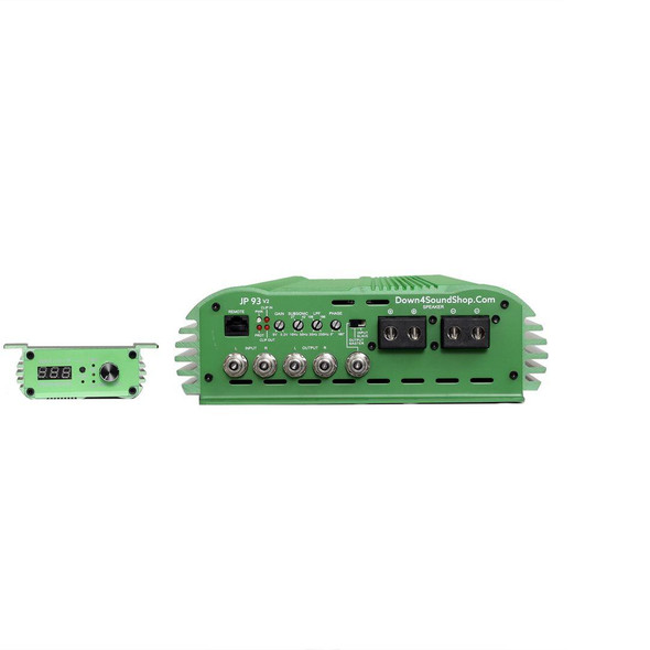  DOWN4SOUND | JP93 V2 GREEN | 9300W RMS AMPLIFIER 