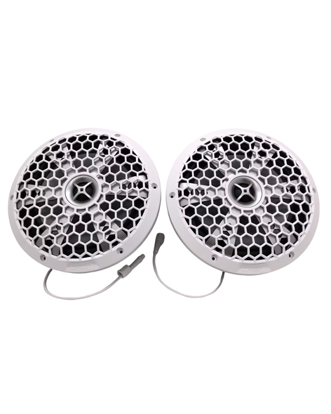 DOWN4SOUND | M3 MARINE 8 RGB | 8" MARINE COAXIAL SPEAKER SET | 200W RMS EACH | 4 OHM