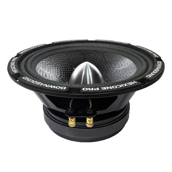  DOWN4SOUND | HEXICONE XMR 80 | 8" CARBON FIBER PRO AUDIO SPEAKER | 300W RMS | 8 OHM 
