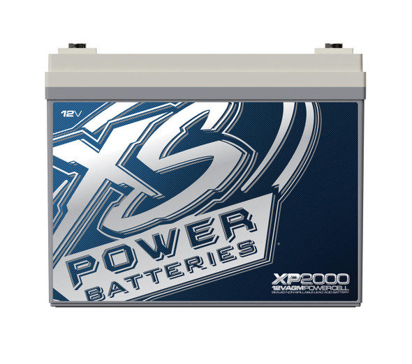 XS Power XS POWER XP2000 - 12V BCI Group 24 AGM Battery, Max Amps 2,000A, Ah 80, RC 150 2,000W