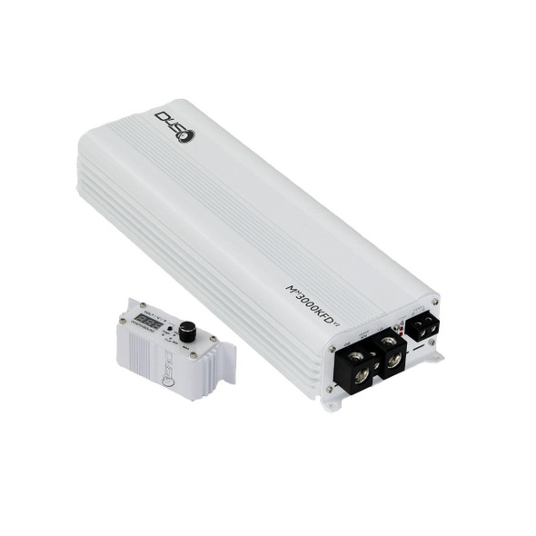 DOWN4SOUND | MM3000KFD V2 (MINI MAXX) - WHITE GLOSS | 3000W RMS MINI | FULL BRIDGE AMPLIFIER