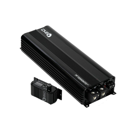 DOWN4SOUND | MM3000KFD V2 (MINI MAXX) - BLACK GLOSS | 3000W RMS MINI | FULL BRIDGE AMPLIFIER