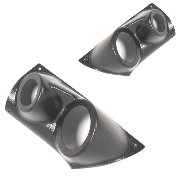  DOWN4SOUND PODS | 3.5" + 2" LOWER A-PILLAR SPEAKER PODS FOR THE 2005-2010 DODGE CHARGER 